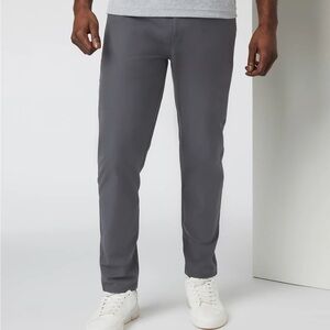 Vuori Men’s Meta Pant Athletic Slim Fit 32" in Charcoal